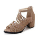 🔥Neue Produktaktion 48 % Rabatt – neue hohle High Heels im Bohème-Stil für Damen