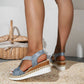 Bequeme orthopädische Keilsandalen – 2025