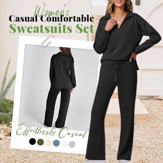 👚 60% RABATT! 🧥 Damen 2-teiliges Sweatshirtset – Bequemer Stoff, Lässiger Style & Perfekt für Alltag und Freizeit 🛍️