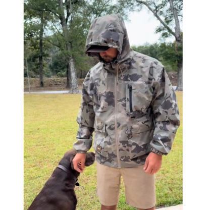 Herren-Kapuzenjacke mit Camouflage-Muster und mehreren Taschen【Kostenloser Versand】