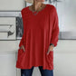 👚49% Rabatt ✨Neues Langarm-T-Shirt mit lässiger Tasche
