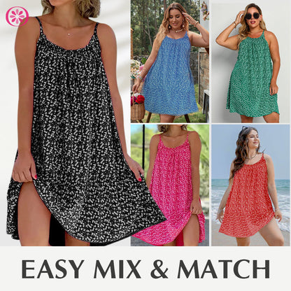 🎉50% Rabatt 🛍️ Camisole-Kleid mit Blumenmuster