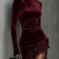 💃✨Elegantes asymmetrisches Kleid mit Spitzenbesatz für Damen | Komfortabel und stilvoll