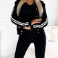 Dreiteiliges Damen-Set – Jacke und Baseballhose, Bequem und Sportlich