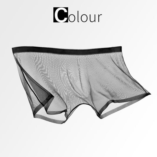 🔥HEIßER VERKAUF🔥 Sexy Boxershorts aus transparentem Mesh aus Eisseide