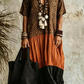 📢Mid-Season Sale: −50% nur für kurze Zeit⏰Bohemian gestuftes Maxikleid mit Leopardenmuster