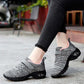 Casual Damenmode Bequemer, atmungsaktiver, elastischer, rutschfester Sportschuh mit Luftpolstern