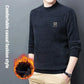 Strickpullover aus dickem Chenille, mit Fleece gefüttert