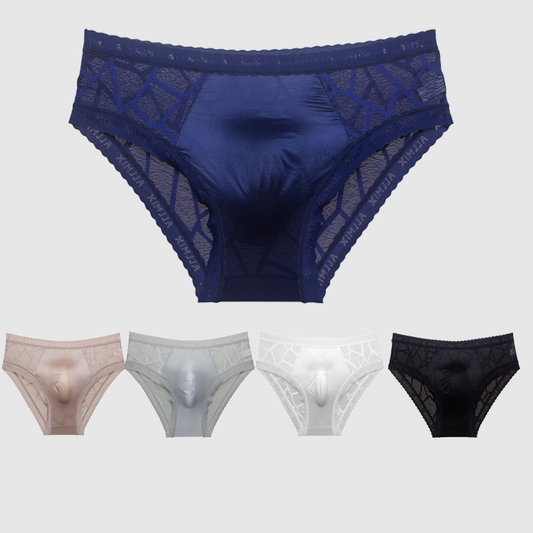 Sexy Low Rise Spitzen-Slip für Herren mit 3D-Beutel