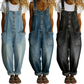 👖🔥 50% RABATT 💥 Damen Baggy Denim Latzhose mit Taschen – lässig, bequem & absolut im Trend ✨