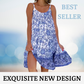 🎉50% Rabatt 🛍️ Camisole-Kleid mit Blumenmuster