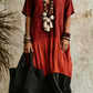 📢Mid-Season Sale: −50% nur für kurze Zeit⏰Bohemian gestuftes Maxikleid mit Leopardenmuster