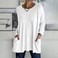 👚49% Rabatt ✨Neues Langarm-T-Shirt mit lässiger Tasche