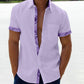 Sommerschlussverkauf - 49% Rabatt 🔥 --- Herren Karo-Kragen Button Down Freizeithemd