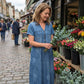 ✨ Jeans-Maxikleid mit V-Ausschnitt & praktischem Reißverschluss – bequem wie ein Kleid, robust wie Jeans