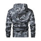 Herren-Kapuzenjacke mit Camouflage-Muster und mehreren Taschen【Kostenloser Versand】