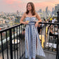 ✨ Damen Jumpsuit schulterfrei floral im Boho-Stil – Eleganter Sommer-Overall mit Bardot-Ausschnitt – Fließend, leicht & perfekt für Festivals, Strand oder romantische Sommerabende 🌸