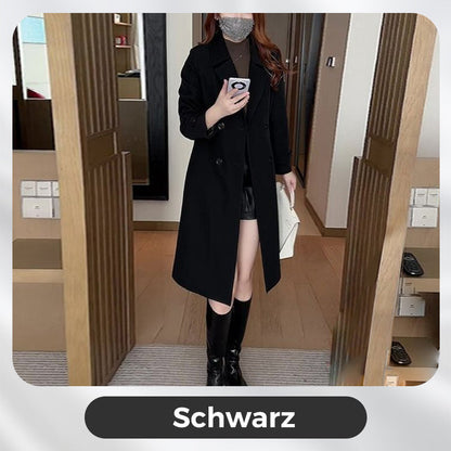 🔥Winterschlussverkauf Zeitlich Begrenztes 50% RABATT🔥 Eleganter, warmer Trenchcoat für Damen 🎉