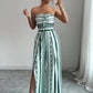 ✨ Damen Jumpsuit schulterfrei floral im Boho-Stil – Eleganter Sommer-Overall mit Bardot-Ausschnitt – Fließend, leicht & perfekt für Festivals, Strand oder romantische Sommerabende 🌸