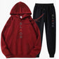 Herrenmode-Set mit Kapuzenpullover und Jogginghose mit Buchstabenprint【KOSTENLOSER VERSAND】