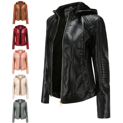 49 % Rabatt🔥2024 Neue gefütterte Lederjacke💖Samt hinzugefügt und verdickt💖【Kostenloser Versand】
