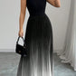 Ombre-Maxikleid mit Plissee, ärmellos und Stehkragen❤️BEI 2 ARTIKELN VERSANDKOSTENFREI