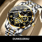 Men's Waterproof Roman Skeleton Automatic Mechanical Watch