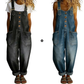 👖🔥 50% RABATT 💥 Damen Baggy Denim Latzhose mit Taschen – lässig, bequem & absolut im Trend ✨