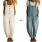 👖🔥 50% RABATT 💥 Damen Baggy Denim Latzhose mit Taschen – lässig, bequem & absolut im Trend ✨