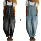 👖🔥 50% RABATT 💥 Damen Baggy Denim Latzhose mit Taschen – lässig, bequem & absolut im Trend ✨