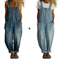 👖🔥 50% RABATT 💥 Damen Baggy Denim Latzhose mit Taschen – lässig, bequem & absolut im Trend ✨