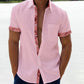 Sommerschlussverkauf - 49% Rabatt 🔥 --- Herren Karo-Kragen Button Down Freizeithemd