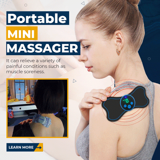 Tragbares Mini-Massagegerät🔥Kaufen Sie 3 erhalten Sie 2 gratis