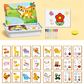 Magnetisches Puzzle Gesichter-Anziehspiel Reisespiel Doppelseitiges Vorschulerziehungs-Lernspielzeug für Kinder