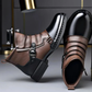 Herren-Stiefeletten aus echtem Leder
