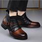 Herren-Stiefeletten aus echtem Leder