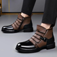 Herren-Stiefeletten aus echtem Leder