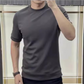 Schlichtes Sommer-T-Shirt aus reiner Baumwolle mit Rundhalsausschnitt für Herren👕