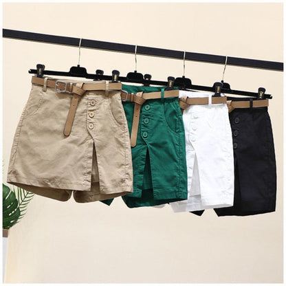 🤩Neues, zeitlich begrenztes Produkt🤩 – Freizeit-Skorts für Damen (mit Gürtel)