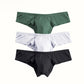 🔥Kaufe 2, erhalte 1 gratis 🔥Einfarbige, atmungsaktive Herren-Slips mit niedriger Taille