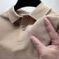 Modisches Revers-Langarm-T-Shirt für Herren