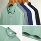 Herren-Sommer-T-Shirt mit klassischem Revers