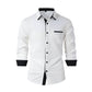 Herren Business-Hemd im Slim-Casual-Stil mit Farbblockdesign🔥🔥Vatertags-Sale – 49 % Rabatt