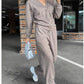 Zweiteiliges Set aus gestrickter Button-Down-Jacke und Hose für Damen💖Kostenloser Versand