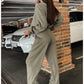 Zweiteiliges Set aus gestrickter Button-Down-Jacke und Hose für Damen💖Kostenloser Versand