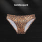 Sexy Leoparden-Slip aus Eisseide mit niedrigem Schnitt für Herren