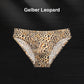 Sexy Leoparden-Slip aus Eisseide mit niedrigem Schnitt für Herren