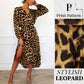 ✨Kleid mit V-Ausschnitt und Leopardenmuster🔥Kaufe 2 und erhalte kostenlosen Versand