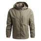 Kletterfeldjacke Herren Winddichte Oberbekleidung Wasserdichter Softshell Taktische Jacke Mantel