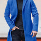 Herren einreihige einfarbige Jacke mit Schnalle